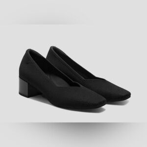 Vivaia Square Toe Lounge Shoes with Wide Heel (Megan), Size US 6/36.5